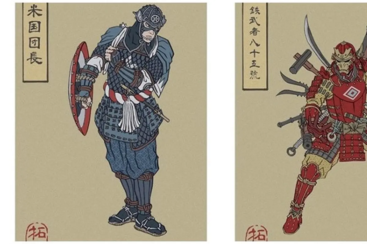 Begini Jadinya 7 Superhero Marvel dalam Versi Jepang, Hulk Mirip Pesumo