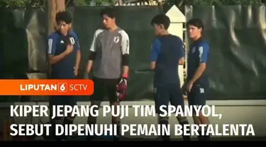 Tim U-17 Jepang juga menggelar latihan jelang laga menghadapi Spanyol di babak 16 besar Piala Dunia U-17. Kiper Jepang, Wataru Goto memuji tim Spanyol yang menyebut skuad Matador Muda dihuni pemain bertalenta kelas dunia.