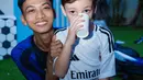 Pesta ulang tahun pun digelar dengan konsep unik bertema klub sepak bola Real Madrid. [@violenziajean].