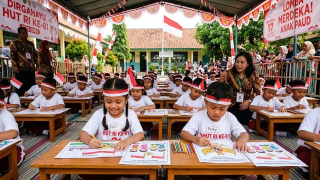 Ide Lomba Anak PAUD 17 Agustus yang Edukatif dan Aman /AI Generated
