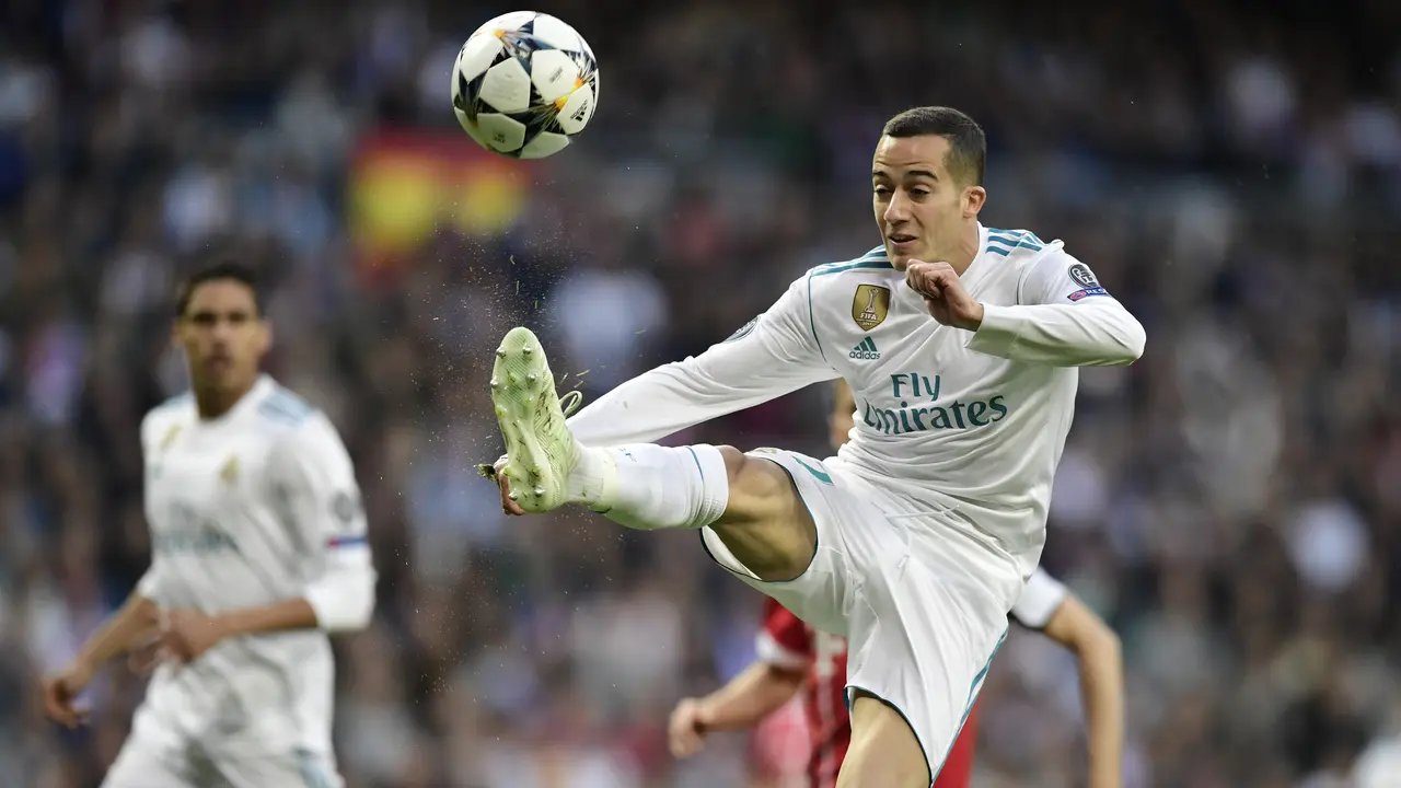 Pemain Real Madrid Lucas Vazquez
