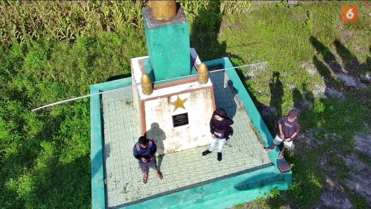 Monumen permesta di Gorontalo yang kini mulai terlupakan (Arfandi/Liputan6.com)