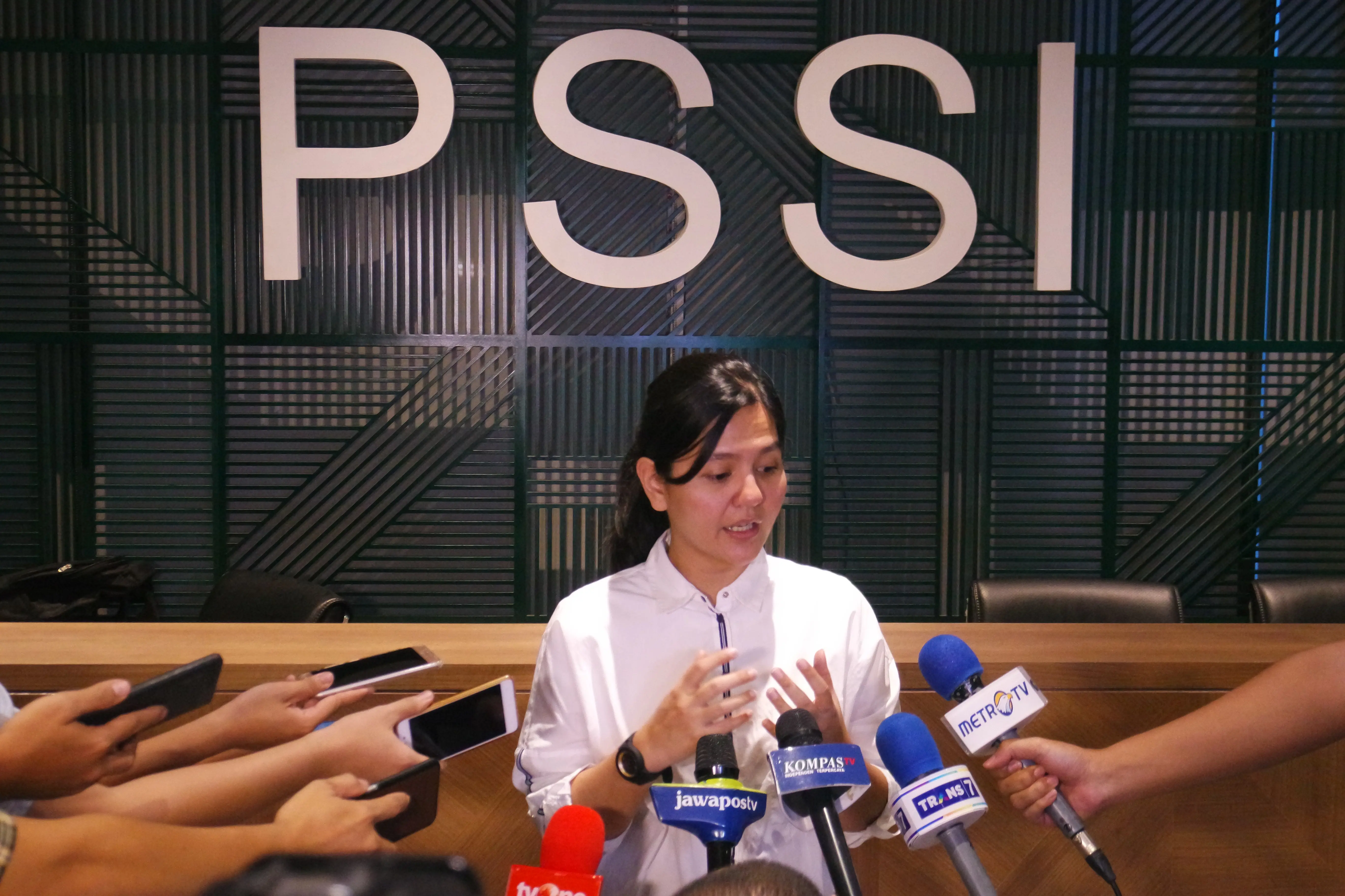 Sekjen PSSI, Ratu Tisha Destria (Bola.com/Zulfirdaus Harahap)