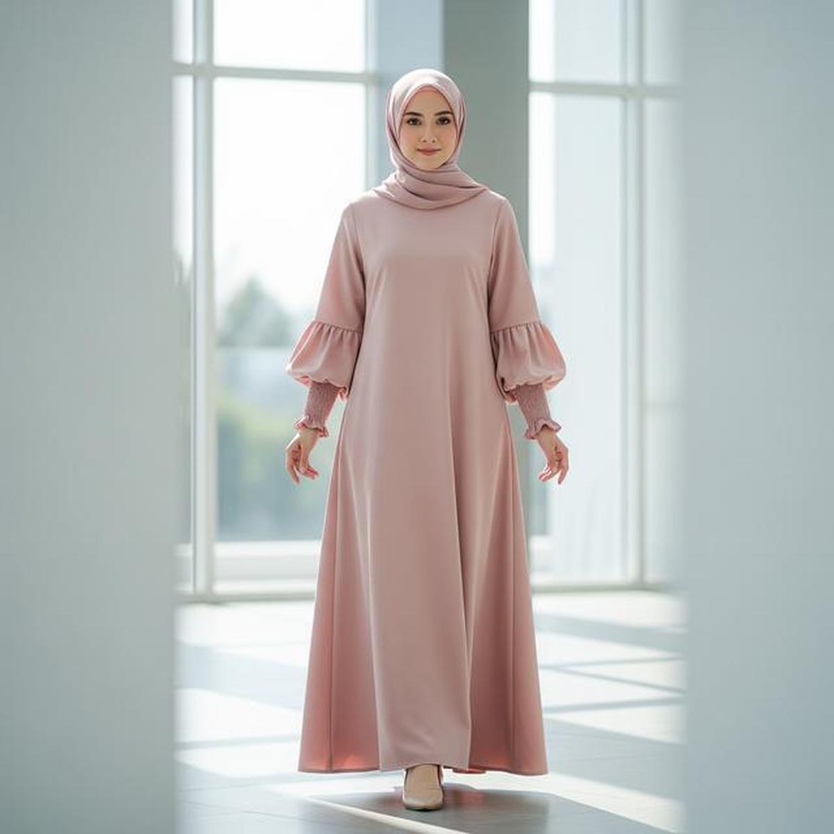 7 Model Gamis Terbaru Bahan Katun untuk Lebaran 2026, Nyaman Dipakai dan Tetap Stylish