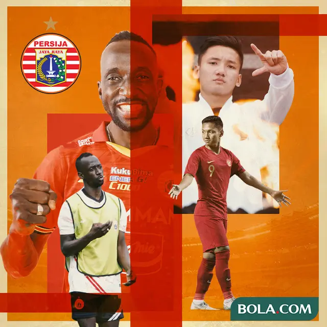 Persija Jakarta - Ilustrasi Makan Konate dan Syahrian Abimanyu
