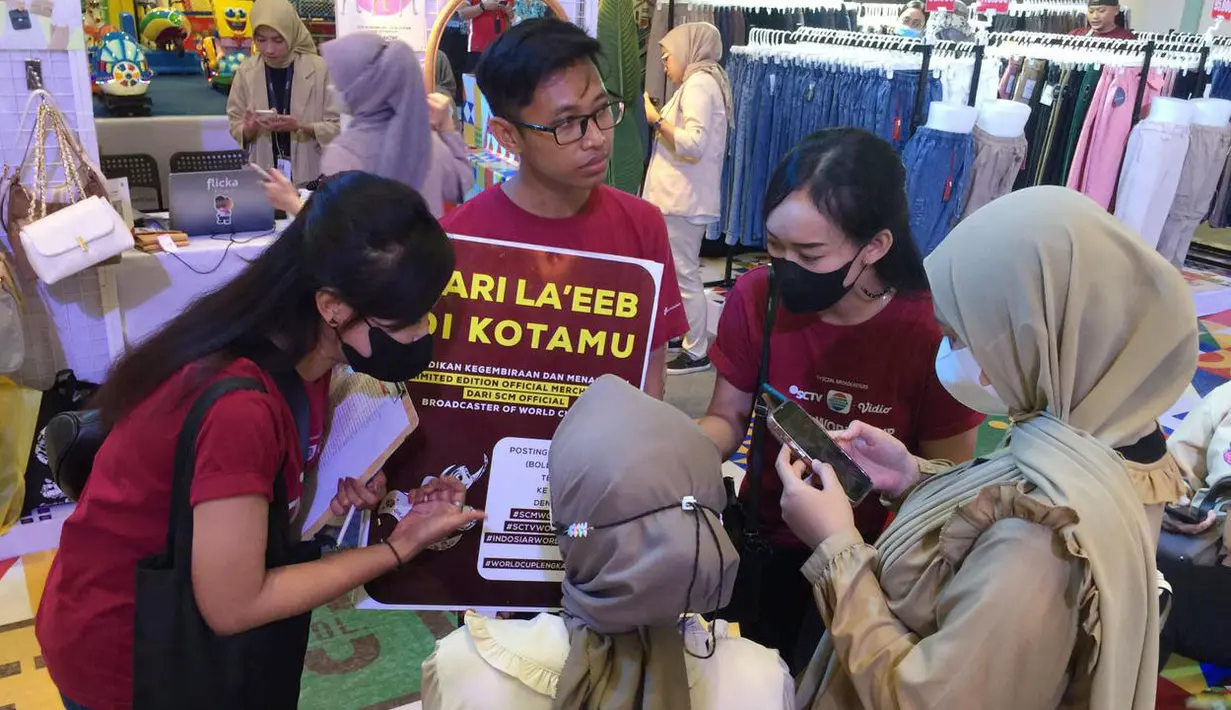 La'eeb berkeliling Indonesia untuk menggaungkan euforia Piala Dunia 2022 yang kurang dari satu bulan lagi digulirkan. (Procomm Surya Citra Media)