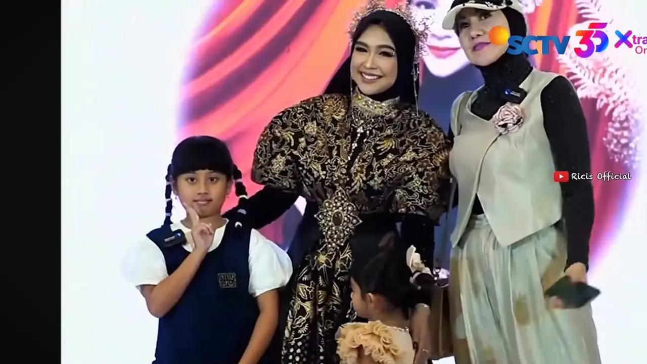 Ria Ricis menggelar ultah mewah untuk Moana. (YouTube/ SCTV)