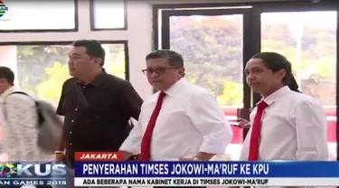 Dalam daftar tersebut, diketahui ada beberapa nama menteri kabinet kerja yang tergabung dalam tim sukses.