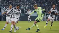 Jalannya laga Juventus vs Manchester City (Reuters/Liputan6.com)