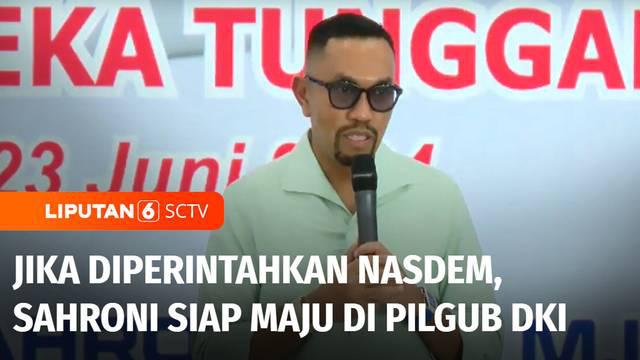 Bakal calon Gubernur Jawa Barat yang diusung Partai Nasdem, Ilham Akbar Habibie mengaku telah membangun komunikasi dengan PKS dan PKB. Sementara Bendahara Umum PP Partai Nasdem, Ahmad Sahroni siap maju di Pilkada DKI Jakarta jika mendapatkan amanat d...