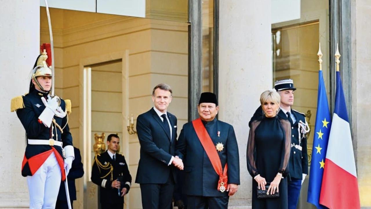 Prabowo Hadiri Jamuan Makan Malam Kenegaraan di Paris, Kenakan Selempang Merah / Foto: Biro Pers, Media, dan Informasi Sekretariat Presiden
