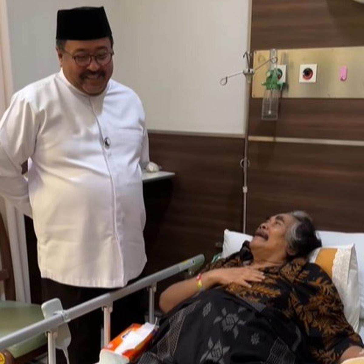Girangnya Jaja Miharja Ditengok Wagub Jakarta di Rumah Sakit, Bang Doel Sampai Cium Tangan