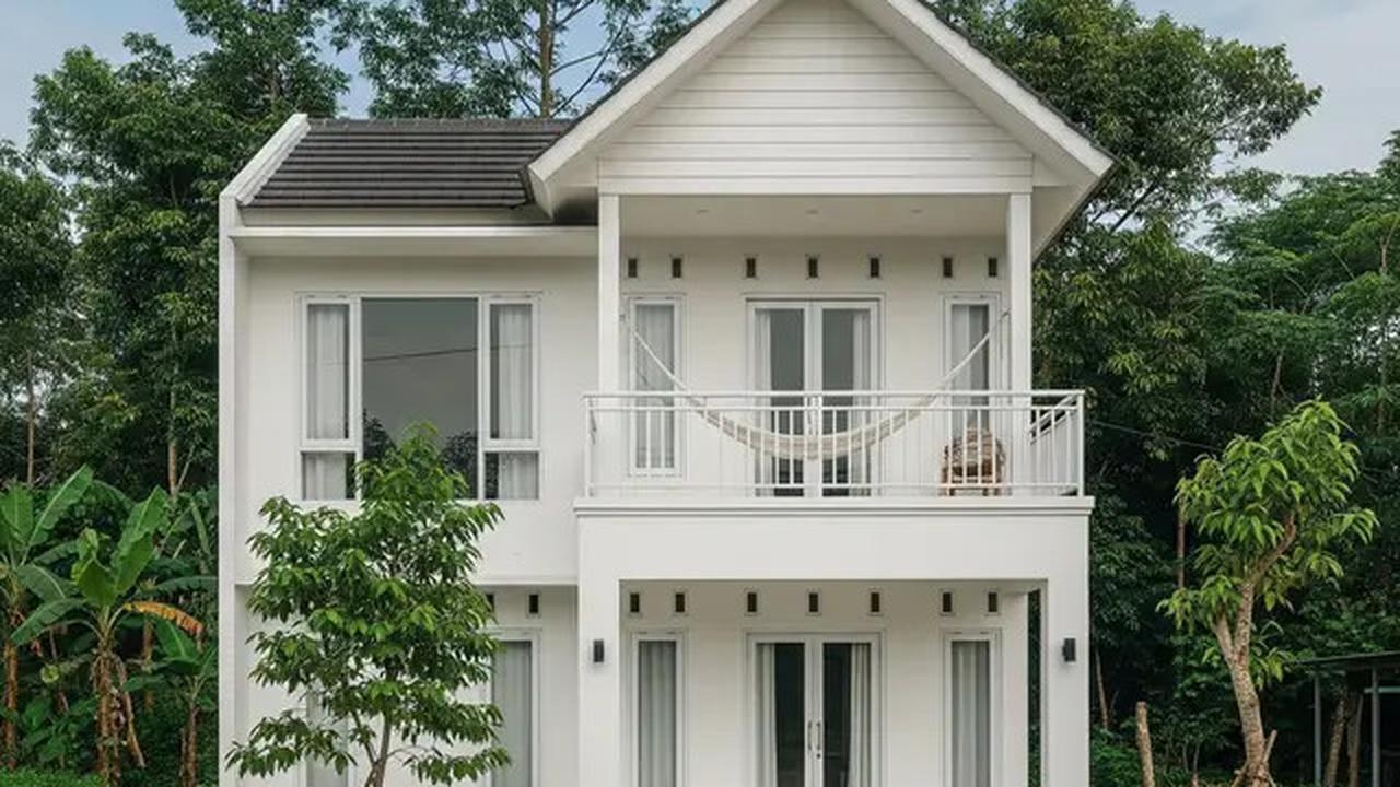 10 Inspirasi Desain Rumah Sederhana 2 Lantai di Desa, Nyaman, Asri, dan Hemat Biaya