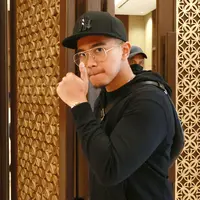 Bos Persis Solom Kaesang Pangarep secara resmi diajukan sebagai ketua komite pemilihan dalam Kongres Biasa PSSI 2023 oleh Persebaya Surabaya. (Bola.com/M Iqbal Ichsan)