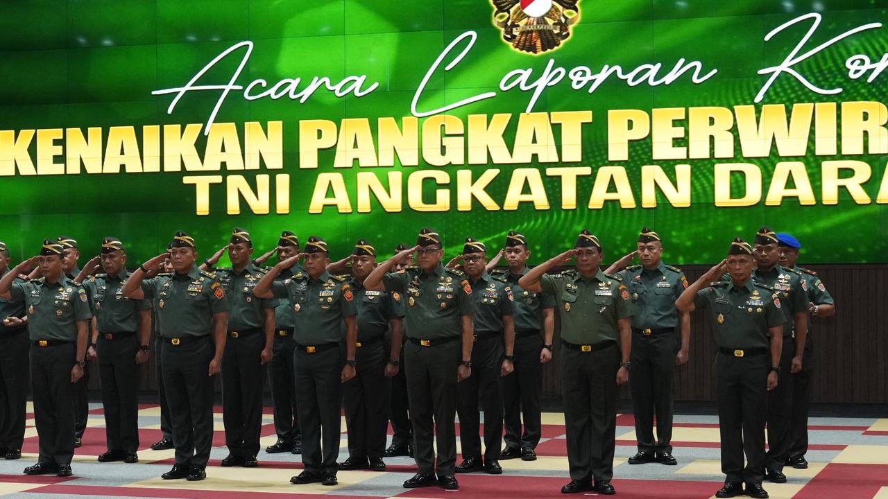 23 Perwira Tinggi TNI AD Naik Pangkat, Kasad