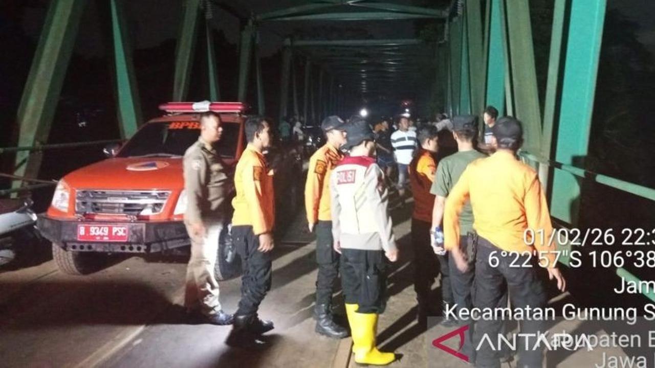 BPBD Bogor Intensifkan Pencarian Pekerja Jatuh ke Sungai Cisadane di Rumpin
