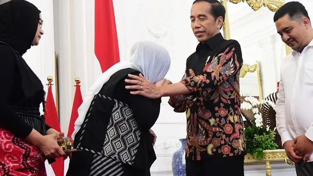 Putri Ariani dan Presiden Jokowi