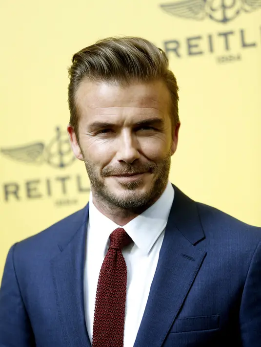 David Beckham yang kini berusia 40 tahun tetap tampil awet muda dengan brewoknya yang sangat membuat dirinya semakin mempesona wanita. (Bintang/EPA)