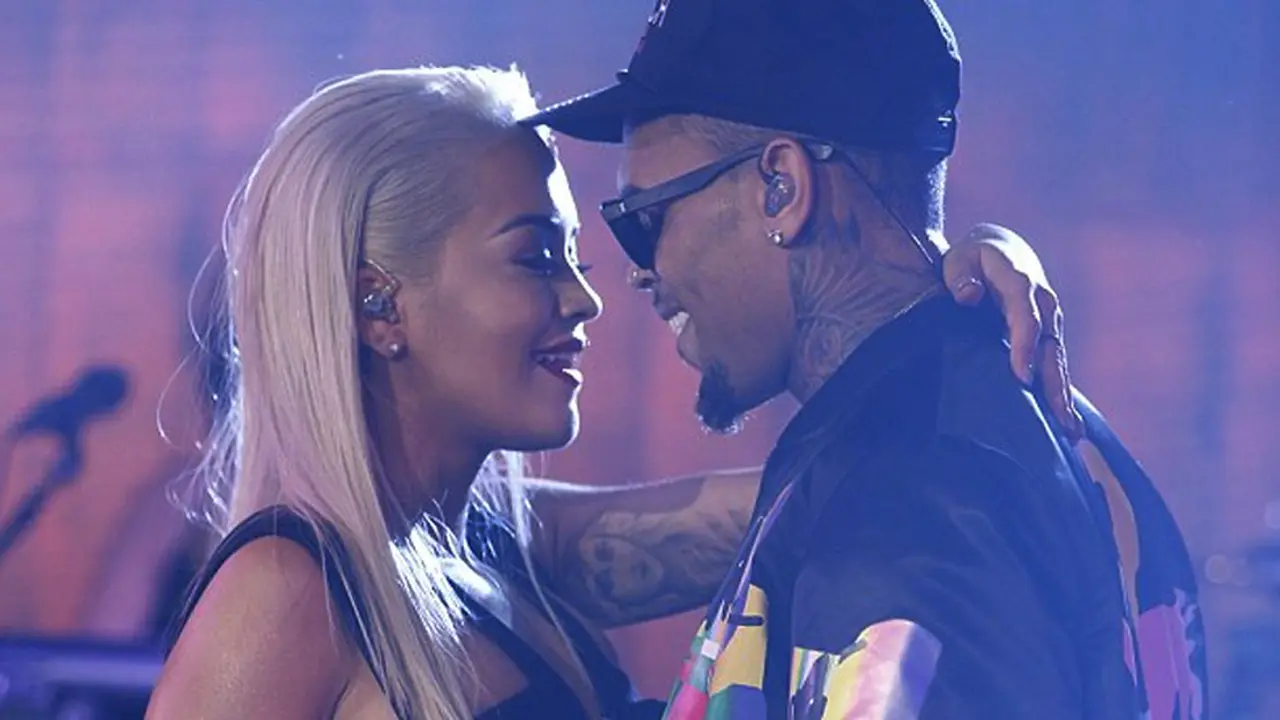 Chris Brown dan Rita Ora 