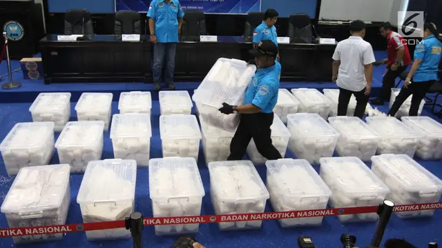 BNN Gagalkan Penyelundupan 1 Ton Sabu di Batam
