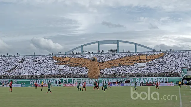 Piala Presiden, PSS Sleman, Persipura Jayapura, Bola.com, Joko Widodo, Koreografi