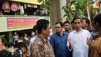 Tiba di Blok G Tanah Abang, Jokowi Disambut Tari `Rampak Selampe`