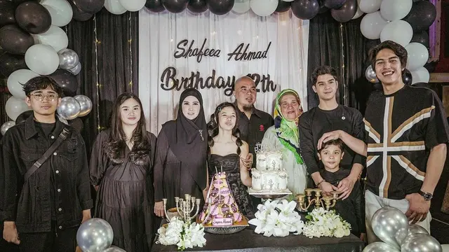 Perayaan ultah Shafeea Ahmad putri Ahmad Dhani dan Mulan Jameela (Foto: Instagram elelrumi)