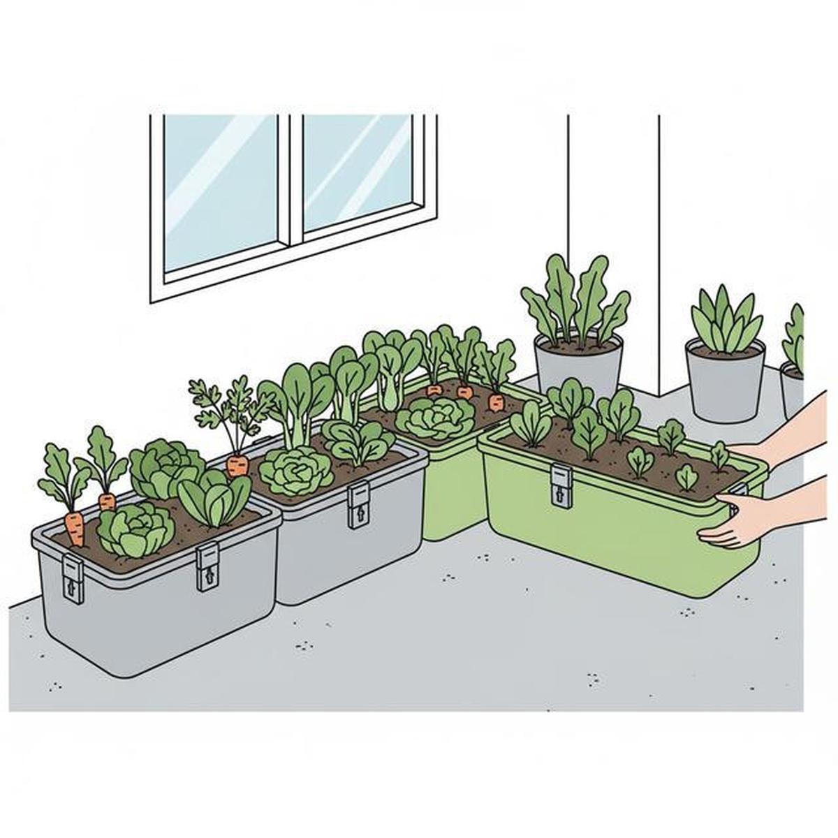 11 Desain Kebun Sayur di Rumah yang Gampang Dipindah-pindah, Praktis dan Modern