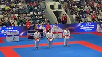 Kejuaraan Karate Internasional WKF Series A 2022: Indonesia Pastikan Raih Medali Emas Kata Beregu Putra