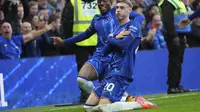 Cole Palmer berhasil mencatatkan satu gol plus satu assist saat Chelsea menang 3-0 atas Aston Villa pada laga pekan ke-13 Premier League di Stamford Bridge, Minggu (1/12/2024) malam WIB. (AP Photo/Kirsty Wigglesworth)