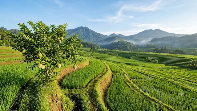 Pohon Buah yang Cocok Ditanam di Pematang Sawah