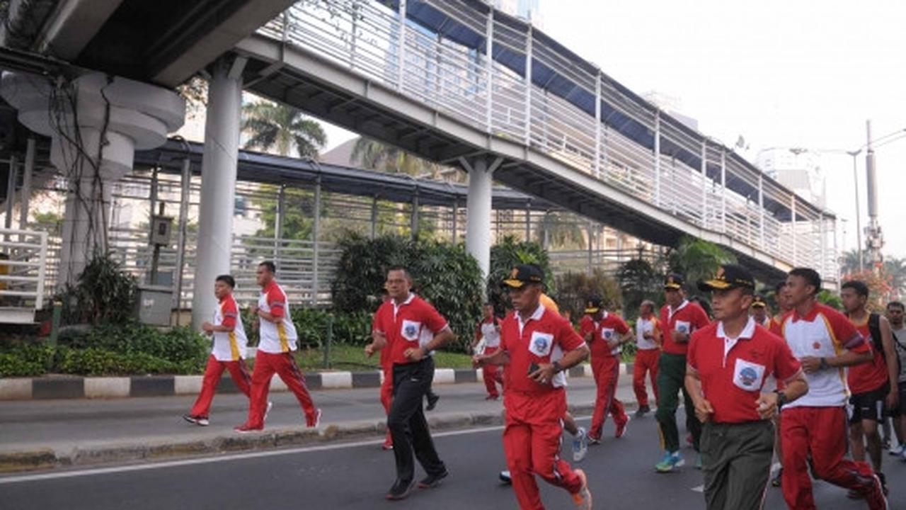 12 Ribu peserta ramaikan lomba lari HUT ke-70 TNI