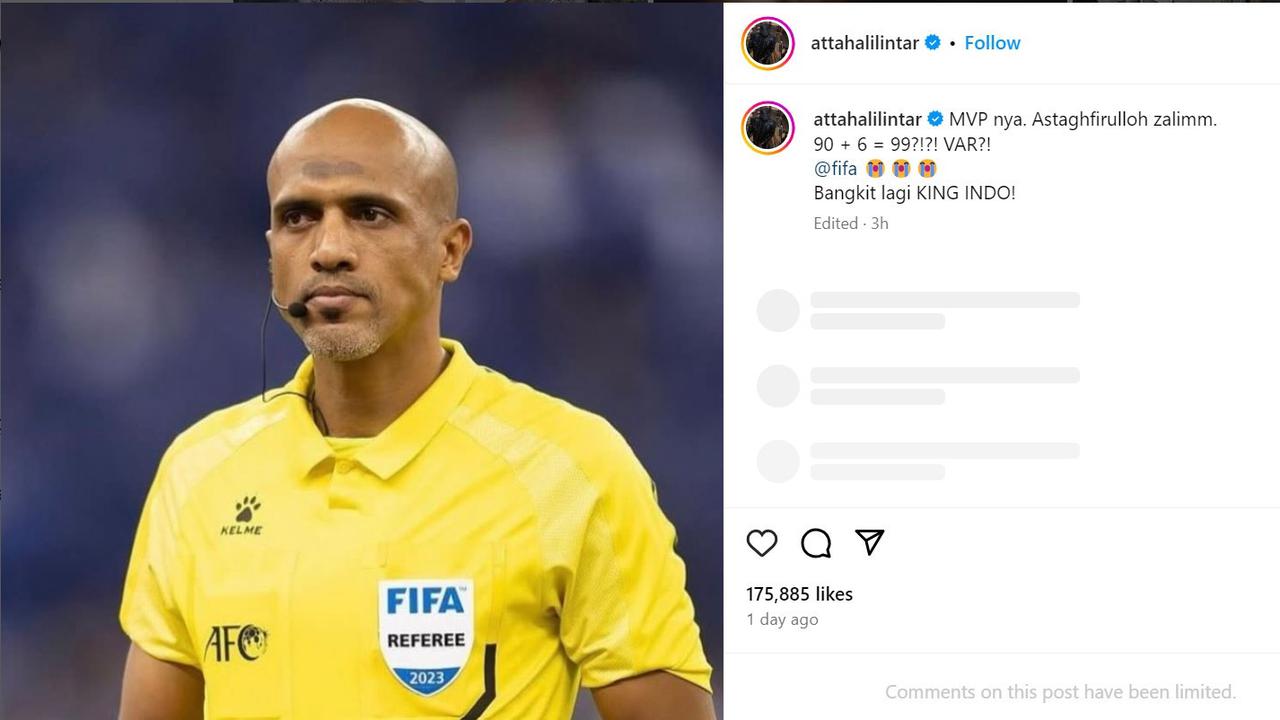 Deretan Artis Ikut Kesal dengan Wasit Pertandingan Bahrain vs Indonesia, Pak Muh: Tugas Dari Mana, Botak!