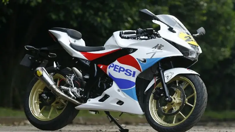 Tampilan sporty Suzuki GSX-R150R Wawa Kurniawan (Arief A/Liputan6)