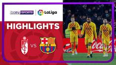 Berita video highlights laga Liga Spanyol (LaLiga) 2021/2022, Granada kontra Barcelona, Minggu (9/1/2022) dinihari WIB.