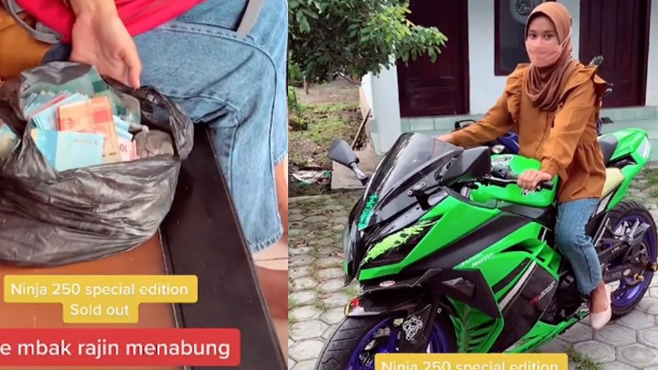 Siswi SMA beli Ninja (TikTok/@bangarik02)