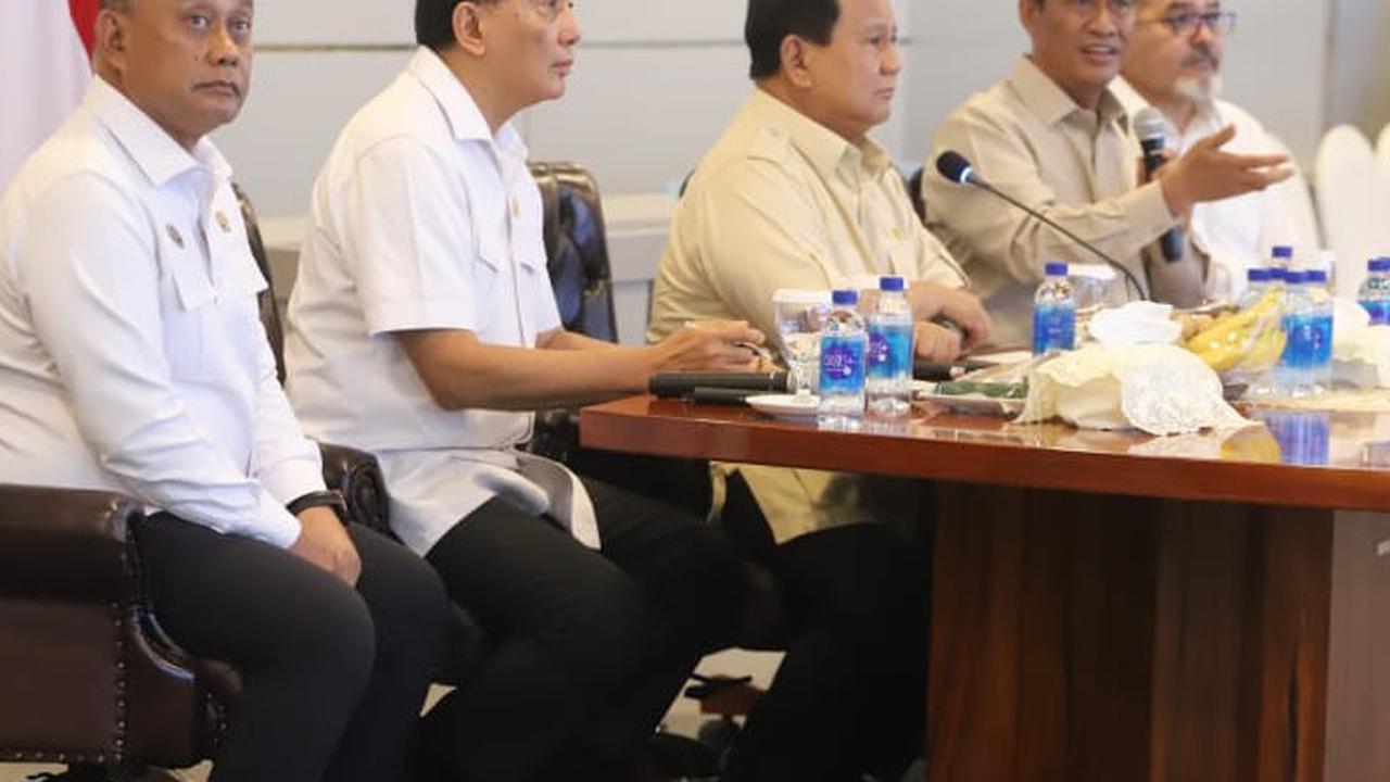 Prabowo Rapat Bareng Kementan