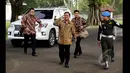 Ketua Umum Partai Gerindra, Prabowo Subianto menemui Presiden Jokowi di Istana Bogor, Kamis (29/1/2015). (Liputan6.com/Faizal Fanani) 