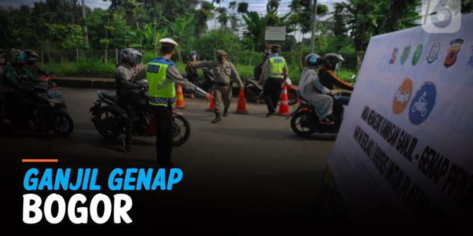 VIDEO: Catat, Bogor Berlakukan Ganjil Genap hingga 25 Juli
