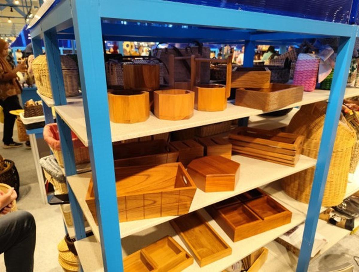 Peserta BRI UMKM EXPO(RT) Ini Olah Limbah Jati Jadi Produk Multifungsi
