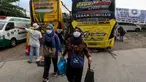 Hal itu dikarenakan Sekolah, perkuliahan dan perkantoran swasta juga masih ada yang libur. (Liputan6.com/Johan Tallo)