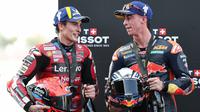 Dua pembalap MotoGP, Marc Marquez dan Pedro Acosta. (Bola.com/Dok. Autosport)