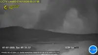 Kondisi Terkini Gunung Anak Krakatau, Abu Kelabu Kembali Membubung