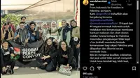 Chiki Fawzi dan Wanda Hamidah Ikut Misi Global Sumud Flotilla, Akan Berlayar untuk Sampaikan Bantuan ke Gaza