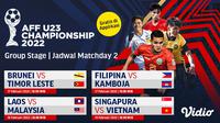 Jadwal Lengkap Streaming Piala AFF U-23 Mulai 17-19 Februari 2022 Mulai 16.00 WIB di Vidio