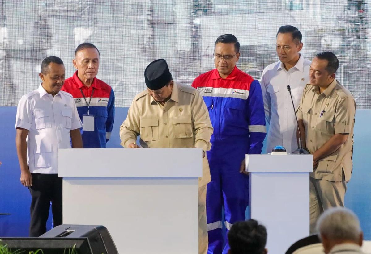 FOTO: Kilang Terbesar di Indonesia Resmi Beroperasi di Balikpapan