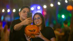 Festival labu ini menjelang perayaan Halloween. (Julio Cesar AGUILAR/AFP)