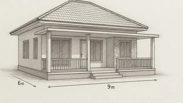 5 Sketsa Gambar Rumah Minimalis Ukuran 6x9, Bisa Jadi Inspirasi