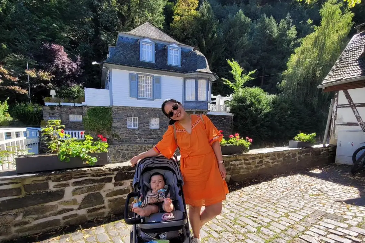 Potret kebersamaan Gracia Indri dan Baby Nova (Instagram/graciaz14)