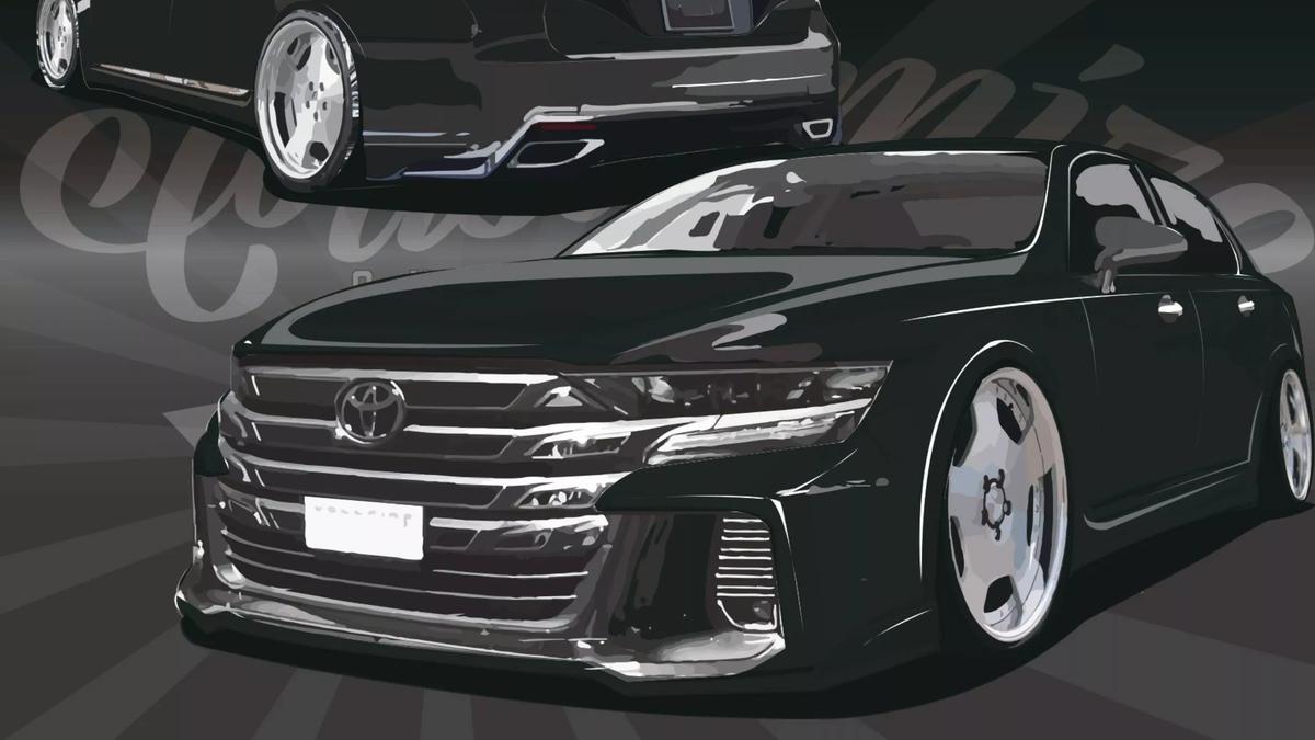 Mahasiswa Jepang Ubah Lexus LS Jadi Vellfire Sedan, Siap Tampil di Tokyo Auto Salon 2025